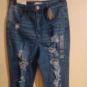Rue21 High Rise Distressed Denim Jeans